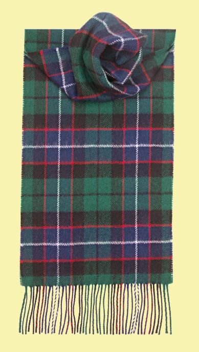 Image 0 of Mitchell Modern Clan Tartan Lambswool Unisex Fringed Scarf