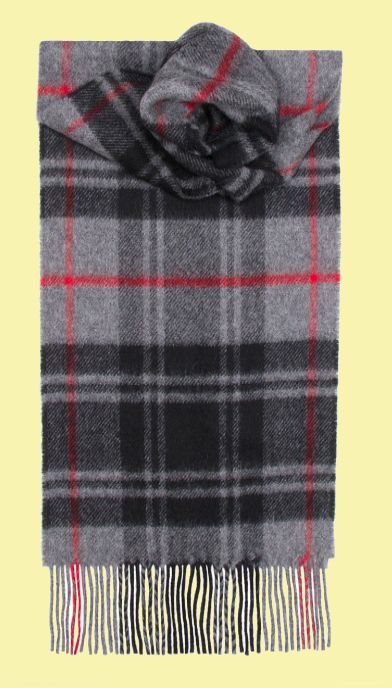 Image 0 of Moffat Modern Clan Tartan Lambswool Unisex Fringed Scarf