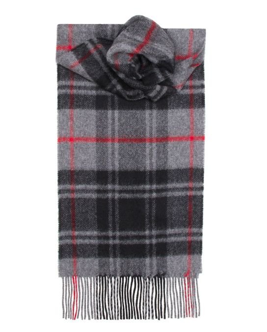 Image 1 of Moffat Modern Clan Tartan Lambswool Unisex Fringed Scarf