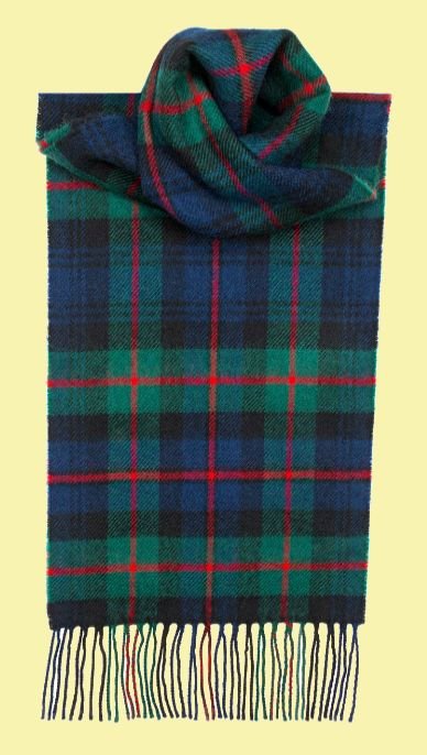 Image 0 of Murray Of Atholl Modern Clan Tartan Lambswool Unisex Fringed Scarf