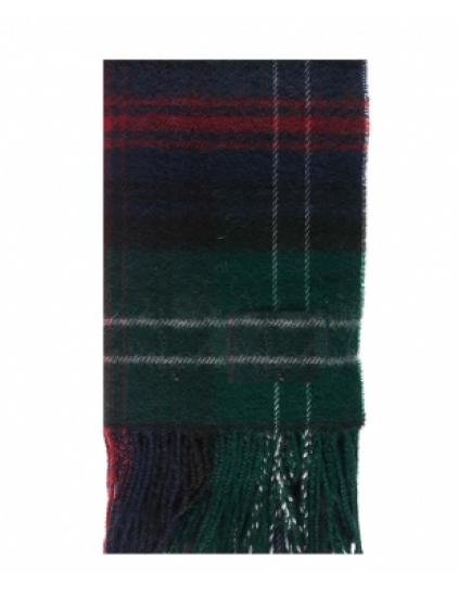 Image 1 of Sutherland Old Modern Tartan Lambswool Fringed Scarf