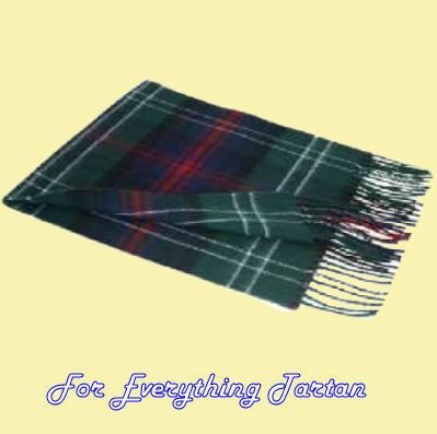 Image 3 of Sutherland Old Modern Tartan Lambswool Fringed Scarf
