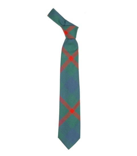 Image 1 of Agnew Ancient Clan Tartan Lightweight Wool Straight Mens Neck Tie