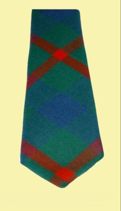 Image 2 of Agnew Ancient Clan Tartan Lightweight Wool Straight Mens Neck Tie