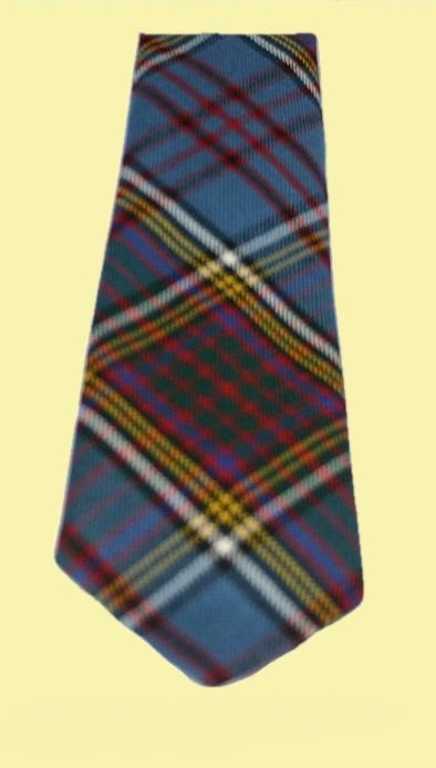 Image 2 of Anderson Modern Clan Tartan Lightweight Wool Straight Mens Neck Tie