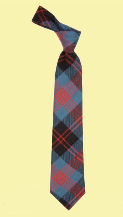 Image 0 of Angus Ancient Clan Tartan Lightweight Wool Straight Mens Neck Tie