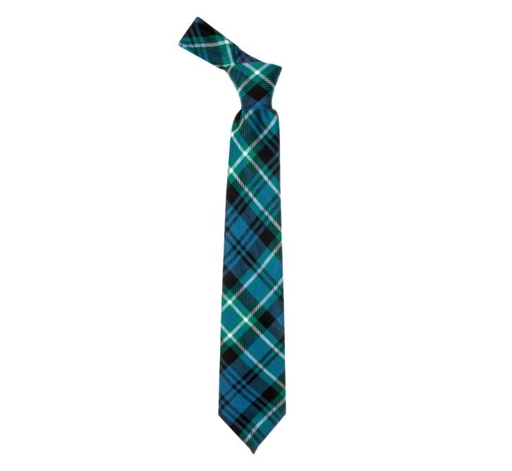 Image 1 of Arbuthnot Ancient Clan Tartan Lightweight Wool Straight Mens Neck Tie