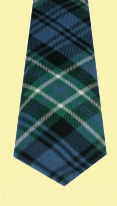 Image 2 of Arbuthnot Ancient Clan Tartan Lightweight Wool Straight Mens Neck Tie