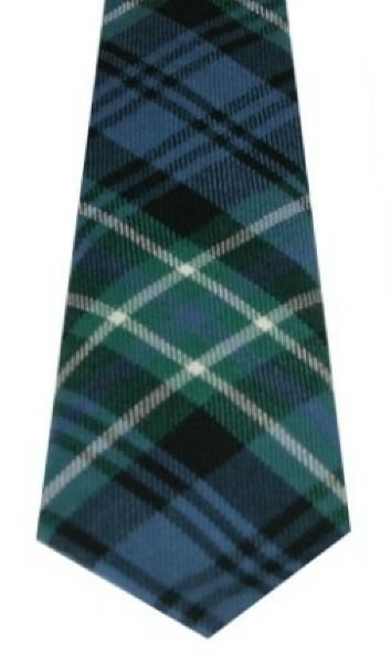 Image 3 of Arbuthnot Ancient Clan Tartan Lightweight Wool Straight Mens Neck Tie