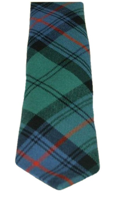 Image 3 of Armstrong Ancient Clan Tartan Lightweight Wool Straight Mens Neck Tie