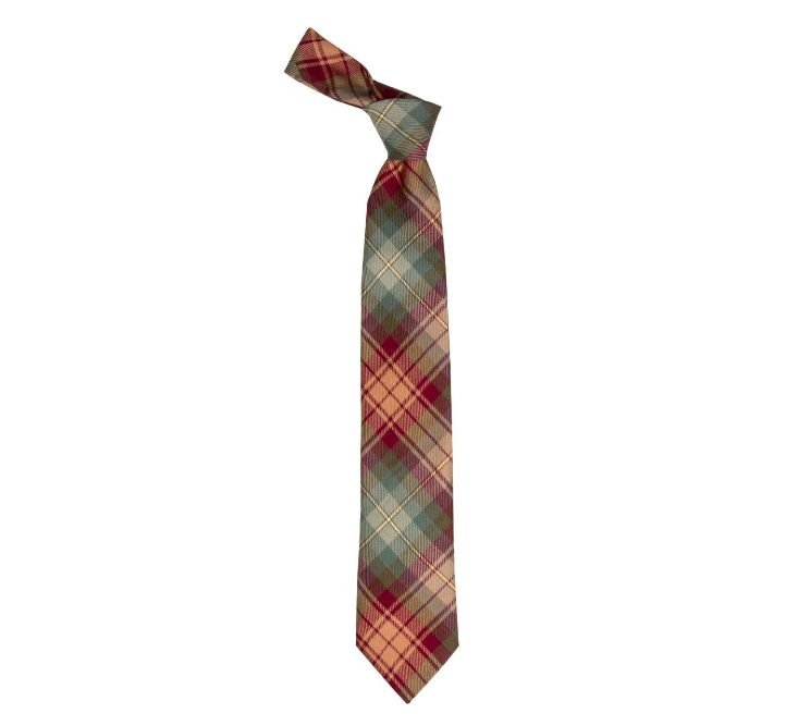 Image 1 of Auld Scotland Tartan Lightweight Wool Straight Mens Neck Tie