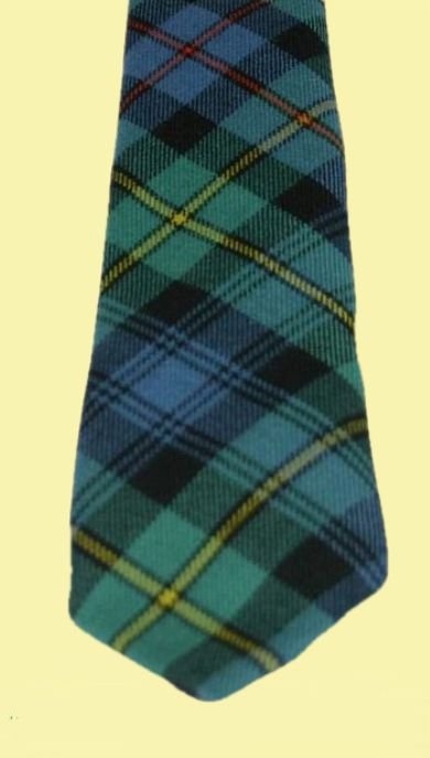 Image 2 of Baillie Ancient Clan Tartan Lightweight Wool Straight Mens Neck Tie