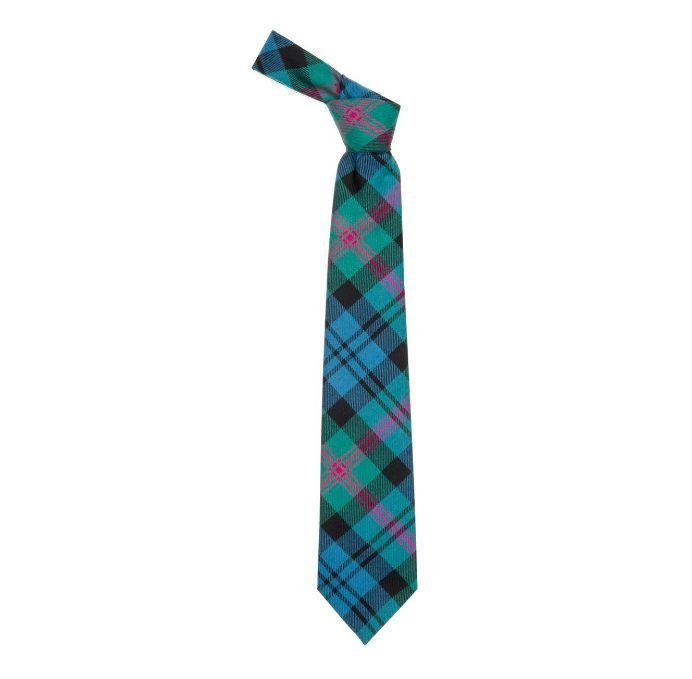 Image 1 of Baird Ancient Clan Tartan Lightweight Wool Straight Mens Neck Tie