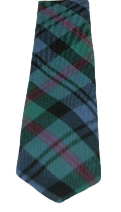 Image 3 of Baird Ancient Clan Tartan Lightweight Wool Straight Mens Neck Tie