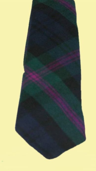 Image 2 of Baird Modern Clan Tartan Lightweight Wool Straight Mens Neck Tie