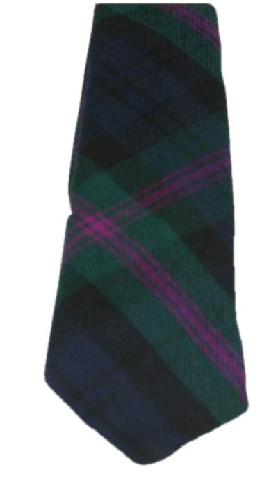 Image 3 of Baird Modern Clan Tartan Lightweight Wool Straight Mens Neck Tie