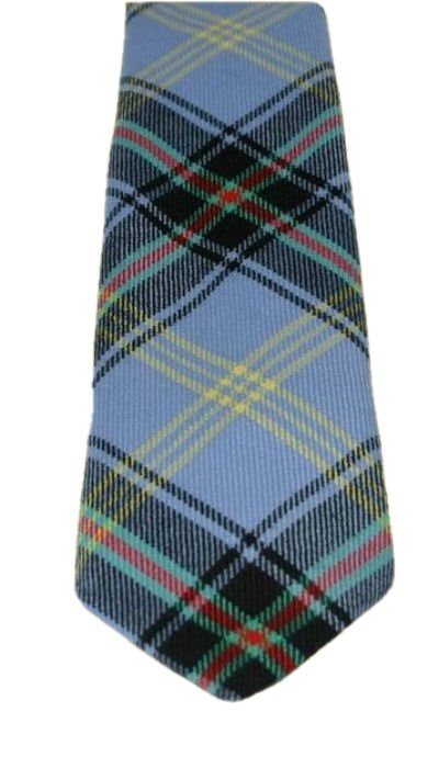 Image 3 of Bell Of The Borders Tartan Lightweight Wool Straight Mens Neck Tie