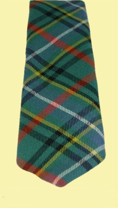 Image 2 of Bisset Ancient Clan Tartan Lightweight Wool Straight Mens Neck Tie