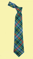 Bisset Ancient Clan Tartan Lightweight Wool Straight Mens Neck Tie