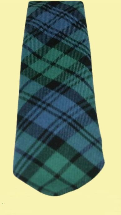 Image 2 of Black Watch Ancient Clan Tartan Lightweight Wool Straight Mens Neck Tie 
