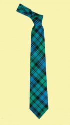 Black Watch Ancient Clan Tartan Lightweight Wool Straight Mens Neck Tie 