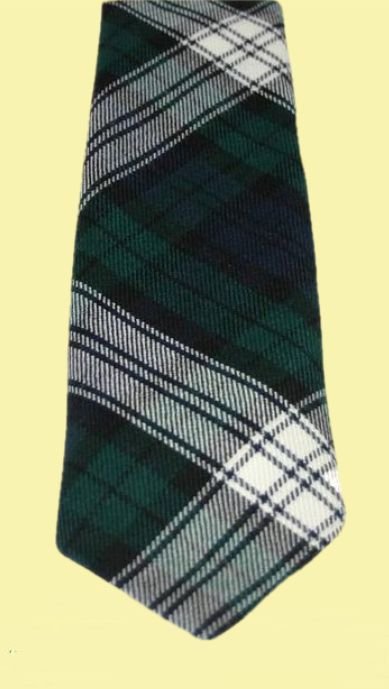 Image 2 of Black Watch Dress Modern Clan Tartan Lightweight Wool Straight Mens Neck Tie