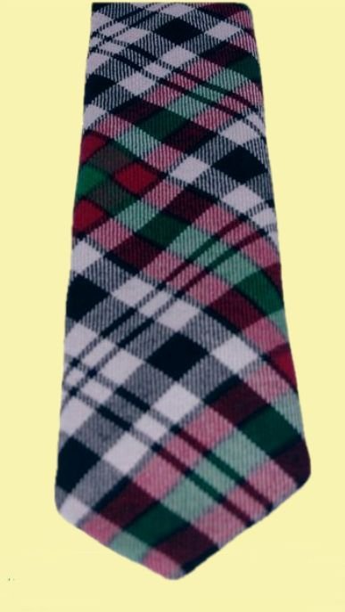 Image 2 of Borthwick Dress Modern Clan Tartan Lightweight Wool Straight Mens Neck Tie