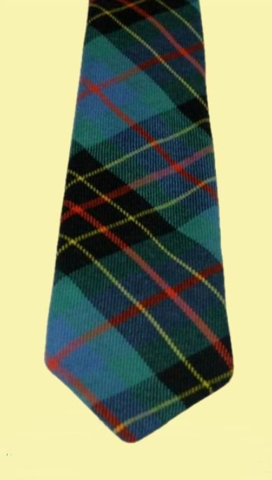 Image 2 of Brodie Hunting Ancient Clan Tartan Lightweight Wool Straight Mens Neck Tie