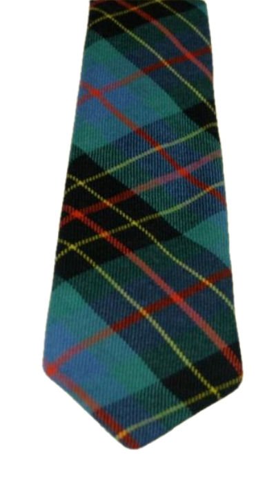 Image 3 of Brodie Hunting Ancient Clan Tartan Lightweight Wool Straight Mens Neck Tie