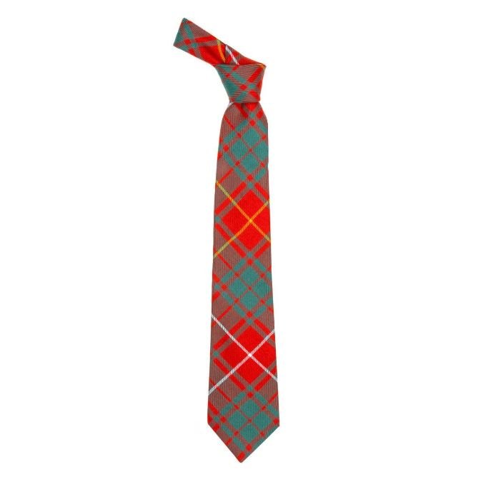 Image 1 of Bruce Ancient Clan Tartan Lightweight Wool Straight Mens Neck Tie