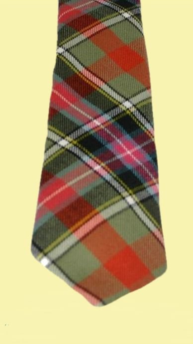 Image 2 of Bruce Of Kinnaird Ancient Clan Tartan Lightweight Wool Straight Mens Neck Tie