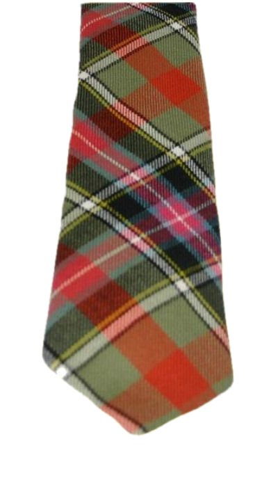 Image 3 of Bruce Of Kinnaird Ancient Clan Tartan Lightweight Wool Straight Mens Neck Tie