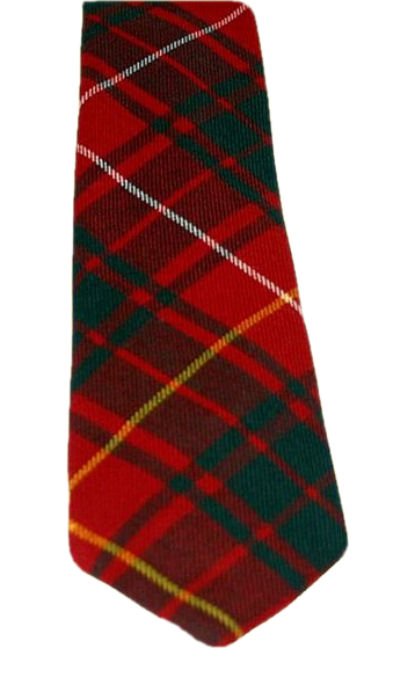 Image 3 of Bruce Modern Clan Tartan Lightweight Wool Straight Mens Neck Tie 