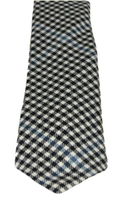 Image 3 of Buccleuch Check Tartan Lightweight Wool Straight Mens Neck Tie