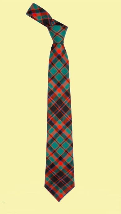 Image 0 of Buchan Ancient Clan Tartan Lightweight Wool Straight Mens Neck Tie