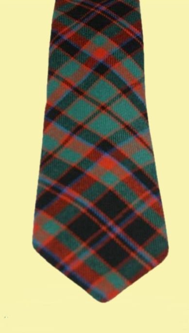 Image 2 of Buchan Ancient Clan Tartan Lightweight Wool Straight Mens Neck Tie