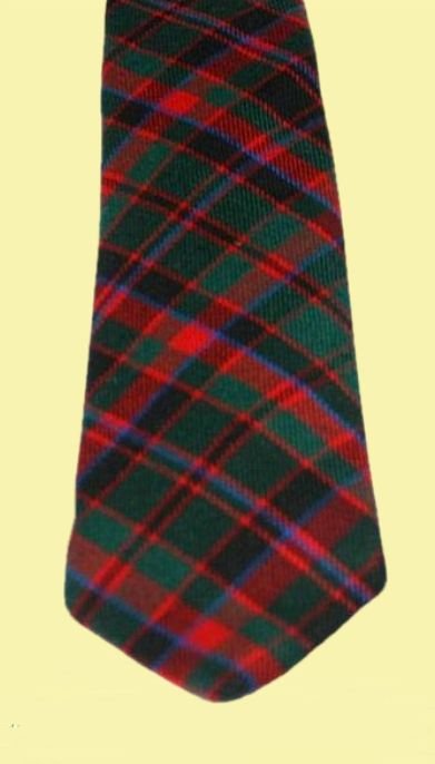 Image 2 of Buchan Modern Clan Tartan Lightweight Wool Straight Mens Neck Tie