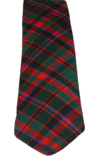 Image 3 of Buchan Modern Clan Tartan Lightweight Wool Straight Mens Neck Tie