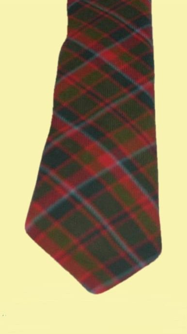 Image 2 of Buchan Weathered Clan Tartan Lightweight Wool Straight Mens Neck Tie 