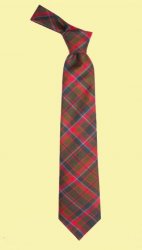 Buchan Weathered Clan Tartan Lightweight Wool Straight Mens Neck Tie 