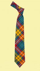 Buchanan Ancient Clan Tartan Lightweight Wool Straight Mens Neck Tie