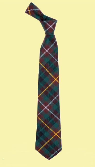 Image 0 of Buchanan Hunting Modern Clan Tartan Lightweight Wool Straight Mens Neck Tie