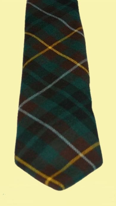 Image 2 of Buchanan Hunting Modern Clan Tartan Lightweight Wool Straight Mens Neck Tie