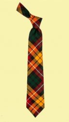 Buchanan Modern Clan Tartan Lightweight Wool Straight Mens Neck Tie