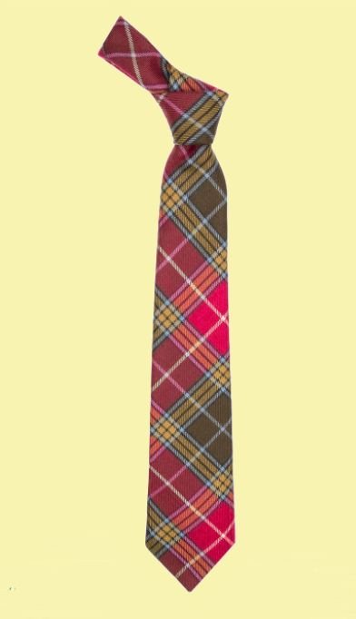 Image 0 of Buchanan Old Weathered Clan Tartan Lightweight Wool Straight Mens Neck Tie