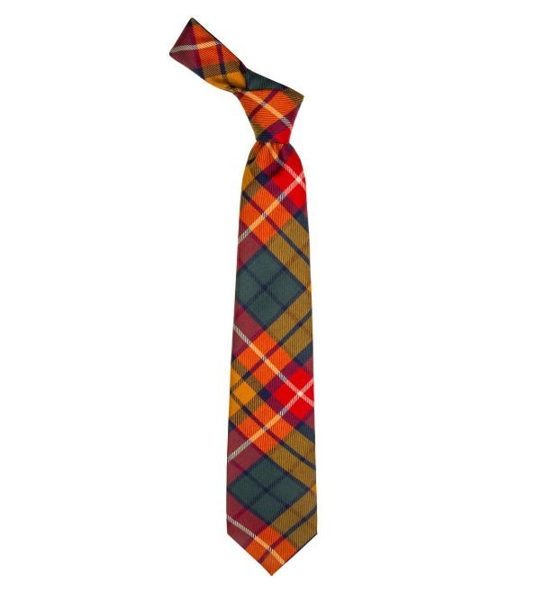 Image 1 of Buchanan Repro Clan Tartan Lightweight Wool Straight Mens Neck Tie