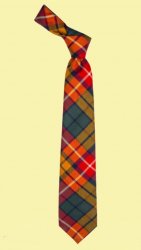 Buchanan Repro Clan Tartan Lightweight Wool Straight Mens Neck Tie