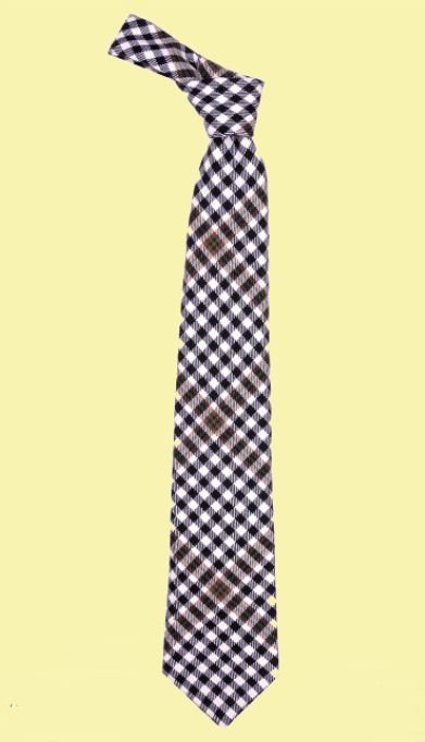 Image 0 of Burns Check Tartan Lightweight Wool Straight Mens Neck Tie