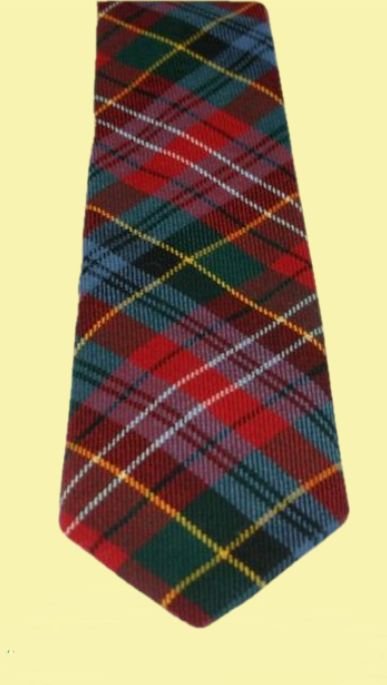 Image 2 of Caledonia Modern Tartan Lightweight Wool Straight Mens Neck Tie