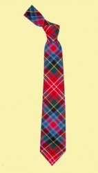 Caledonia Modern Tartan Lightweight Wool Straight Mens Neck Tie